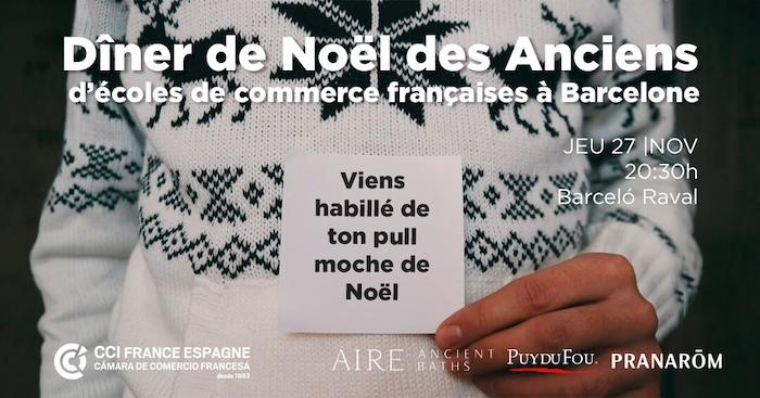 affiche du diner alumni à barcelone