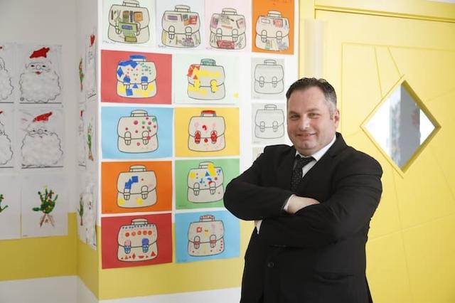 Dinçer Budüs, fondateur de l’école maternelle francophone Les Enfants du Monde à Ankara.