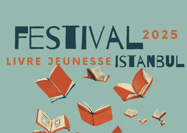Affiche officielle du Festival du Livre Jeunesse francophone d’Istanbul 2025