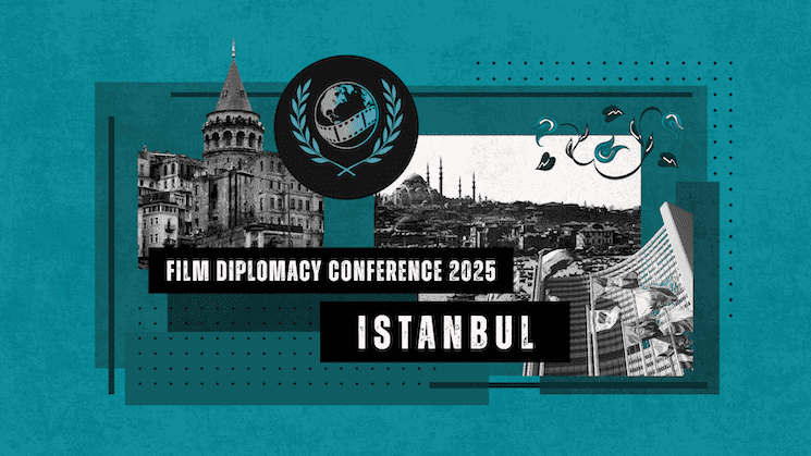 Image officielle de la Film Diplomacy Conference 2025 réalisée par l’équipe créative de FDC
