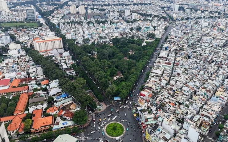 Photo aérienne du terrain n°1 Ly Thai To