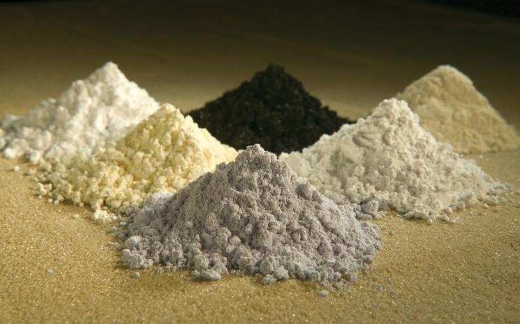 Photos de terres rares