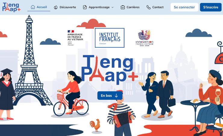 TiengPhap+: pour une francophonie connectée au Vietnam