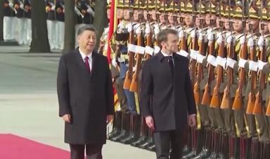 Macron en visite officielle en Chine en 2023