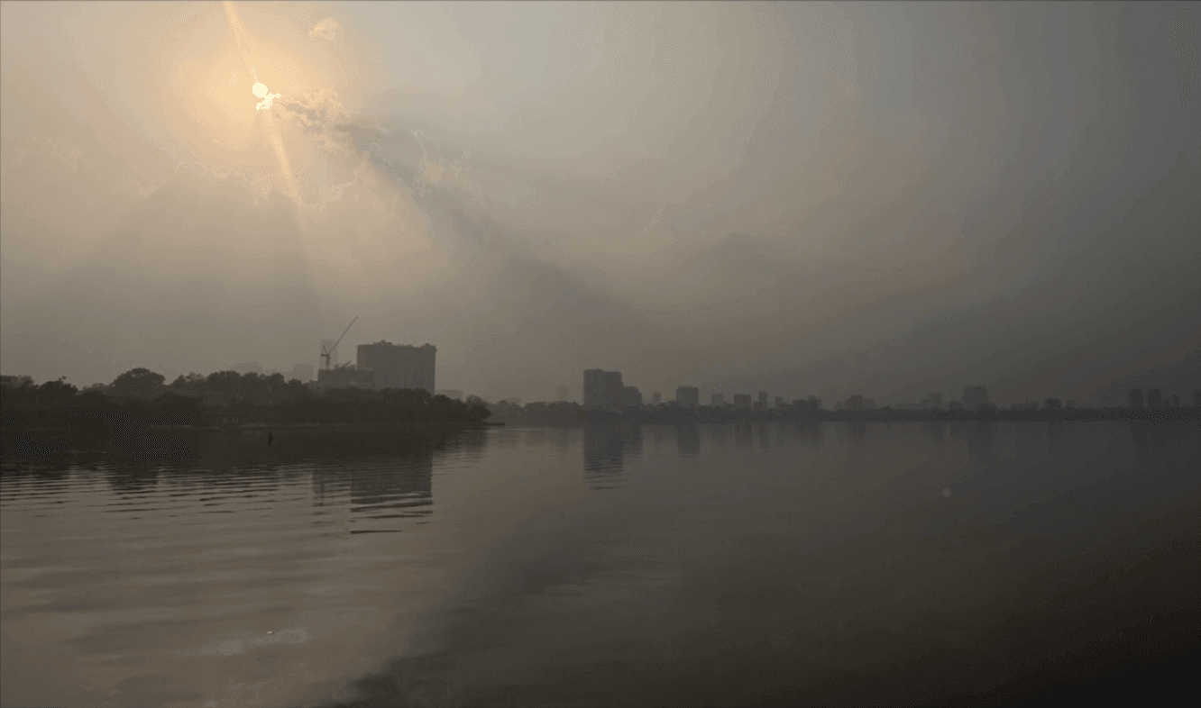 pollution hanoi courir à hanoi