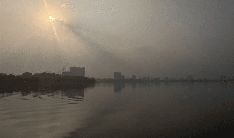 pollution hanoi courir à hanoi
