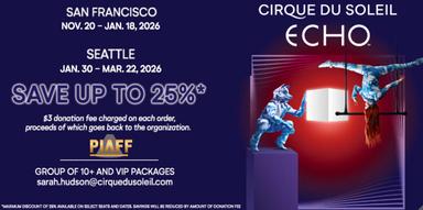 Affiche Cirque du Soleil - Offre & Fundraising