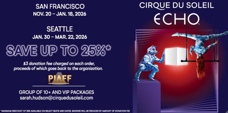 Affiche Cirque du Soleil - Offre & Fundraising