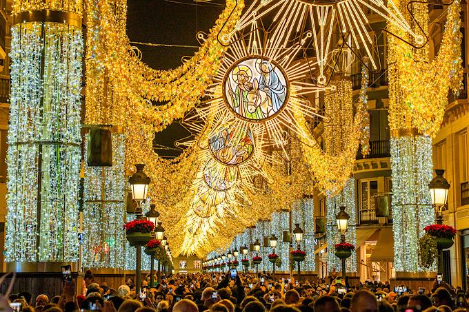 Malaga en période de fêtes