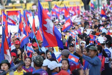 Marche pour la Paix à Phnom Penh