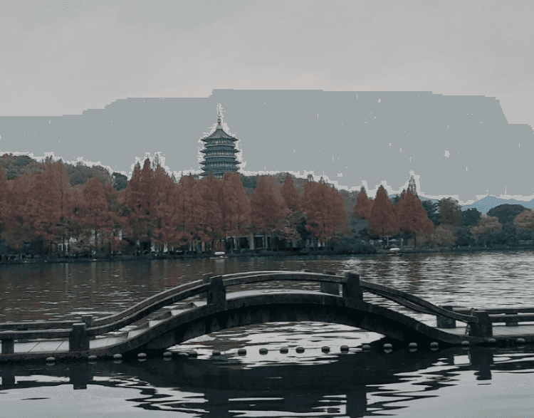 Pagode du Lac de l'Ouest à Hangzhou
