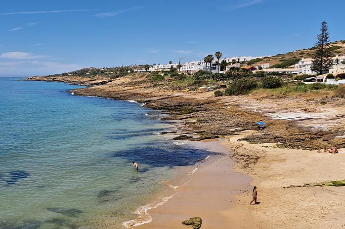 Praia da Luz, plage en Algarve, Portugal