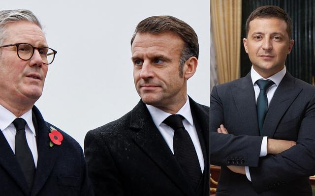 macron starmer ukraine londres