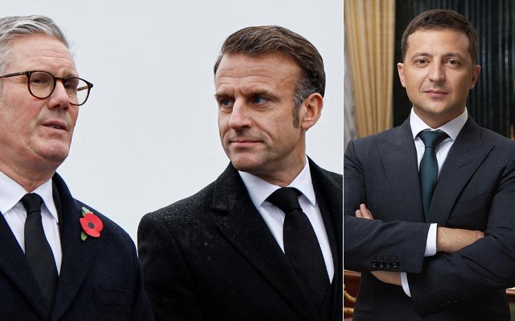 macron starmer ukraine londres
