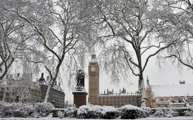 snow London climate