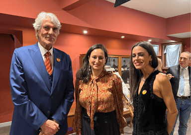 Soirée du Téléthon à Istanbul en présence de Jean-Nicolas Lefilleul, Nadia Fanton et Meriç Birol Buda, le 6 décembre 2025