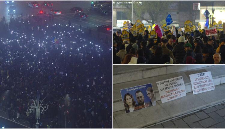 manifestants roumanie politique