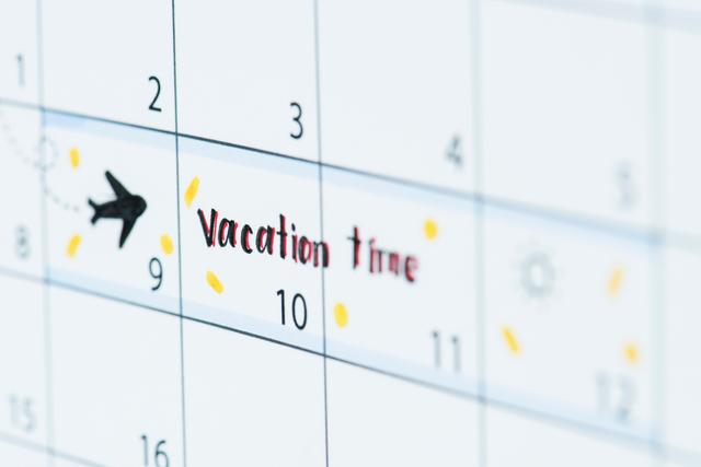 un calendrier des jours fériés