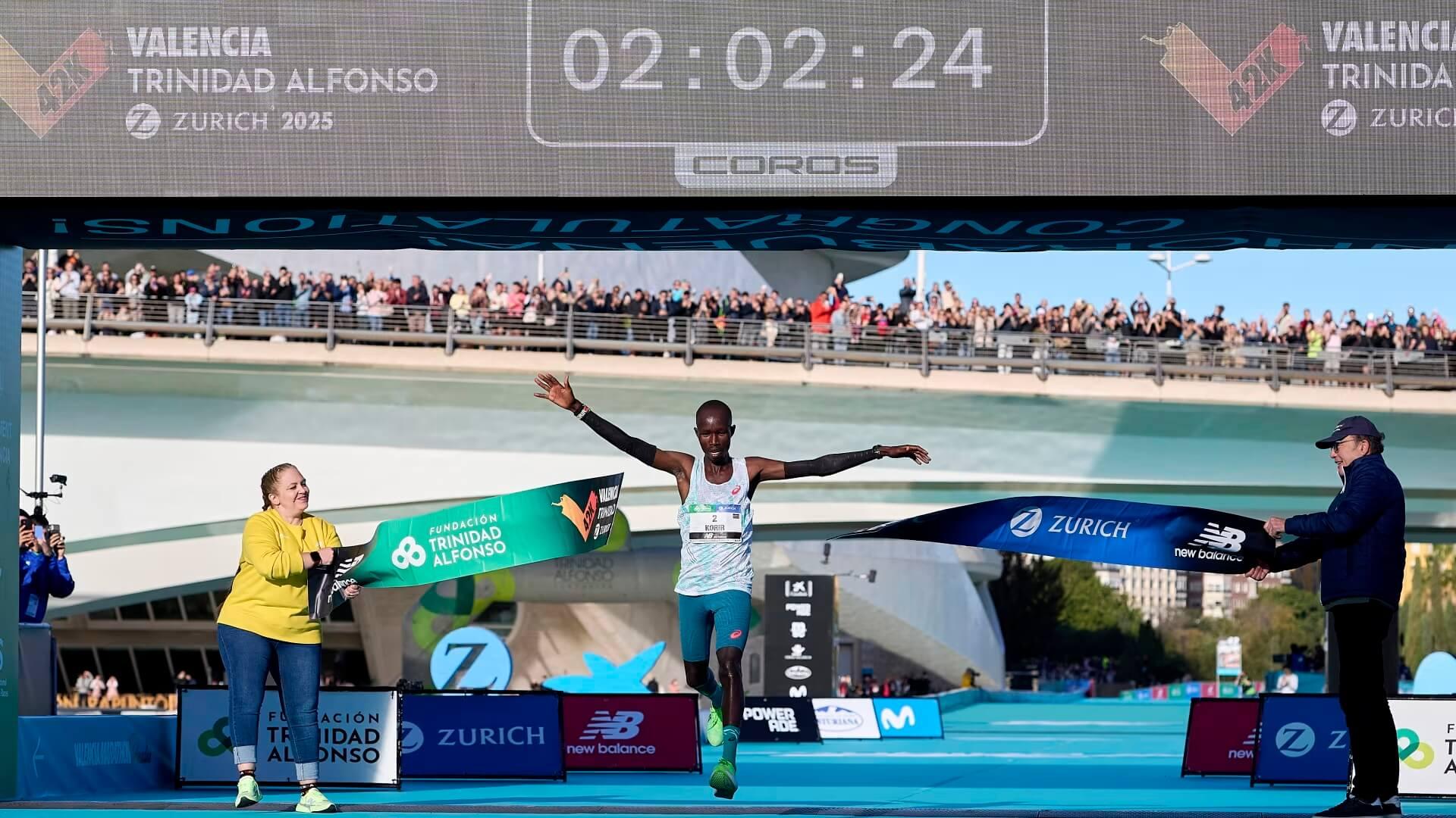 John Korir remporte le marathon de valencia en 2025