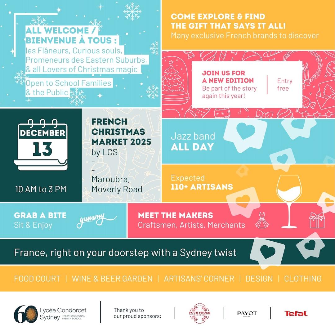 affiche programme french market