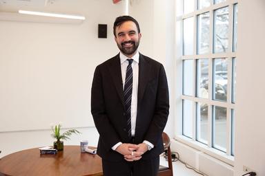 zohran mamdani pendant the mayor is listening