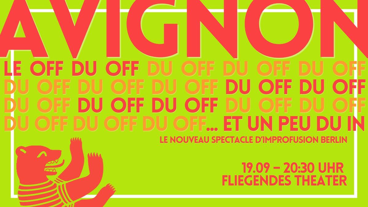 Affiche du spectacle d'Improfusion