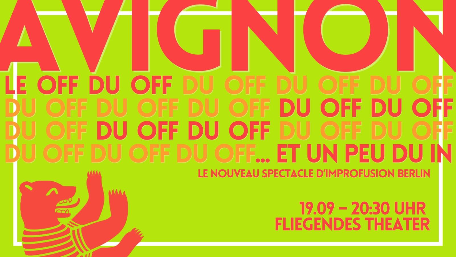 Affiche du spectacle d'Improfusion