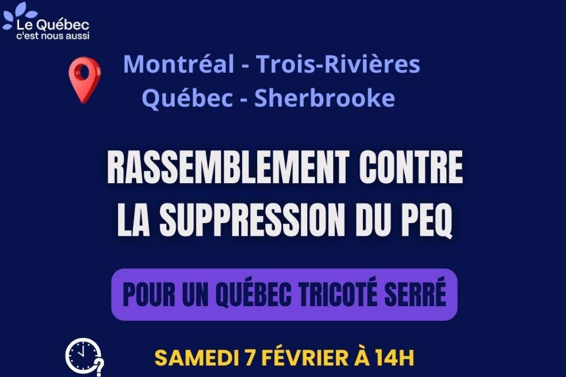 PEQ - Rassemblement le 7 février 2026