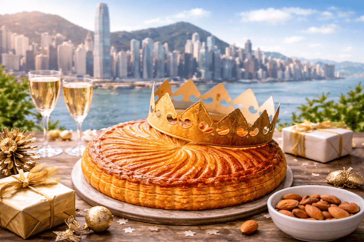 Galette des rois in Hong Kong