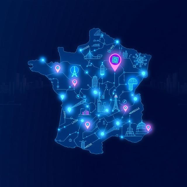 IA villes françaises - générés par l'IA