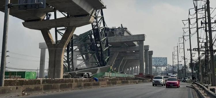 Accident chantier route Thaïlande