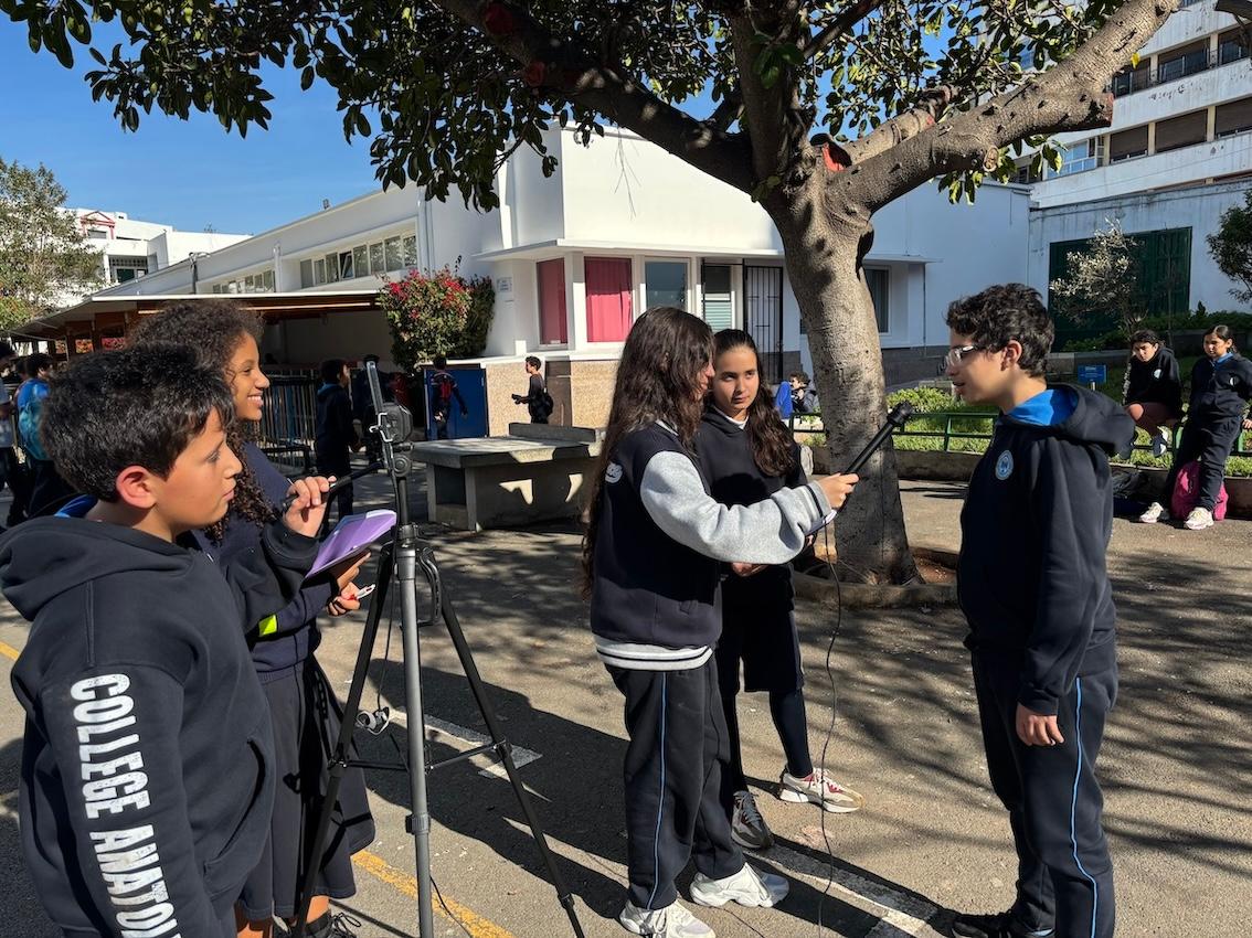 Au coeur du Club Presse du Collège Anatole France à Casablanca