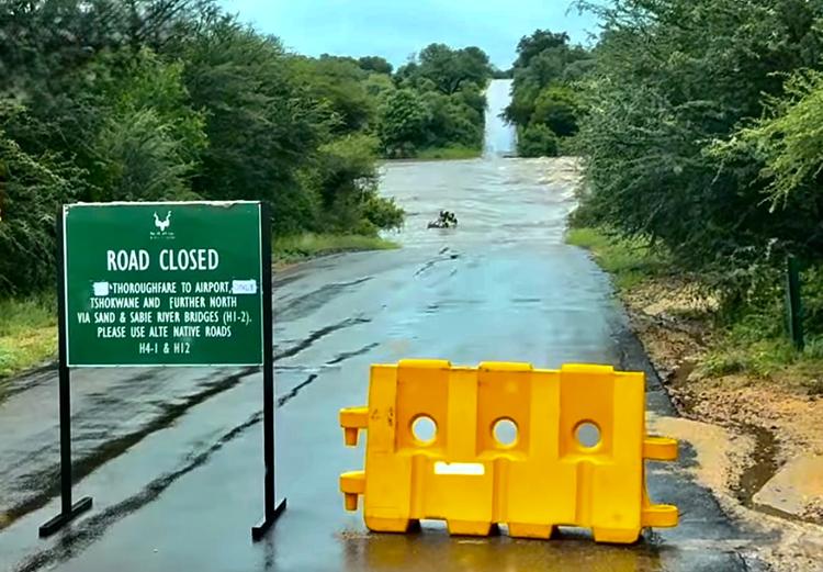 Inondations au Parc Kruger