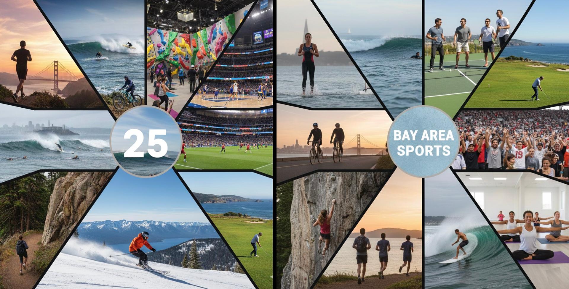 Différents sports dans le Bay Area.