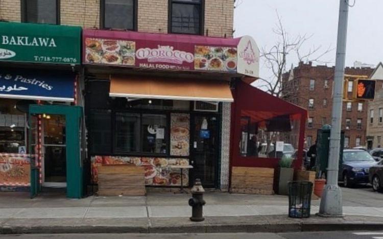 Restaurant emblématique du quartier marocain du Queens