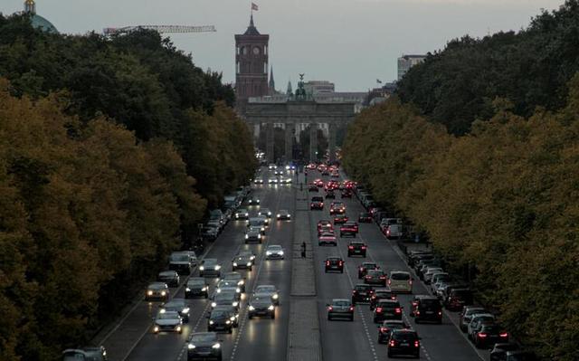Circulation dans les rues berlinoises