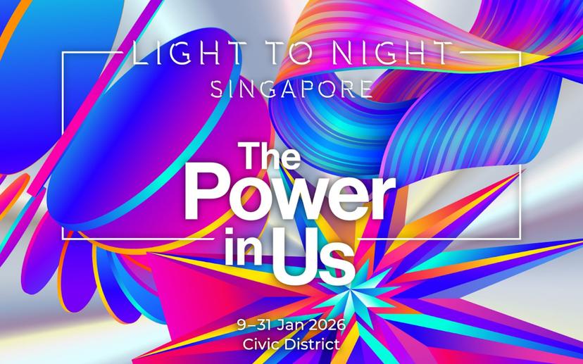affiche festival light to night singapore 2026
