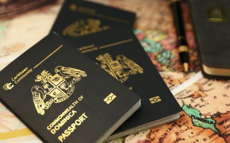 Des passeports du Commonwealth de Dominique.