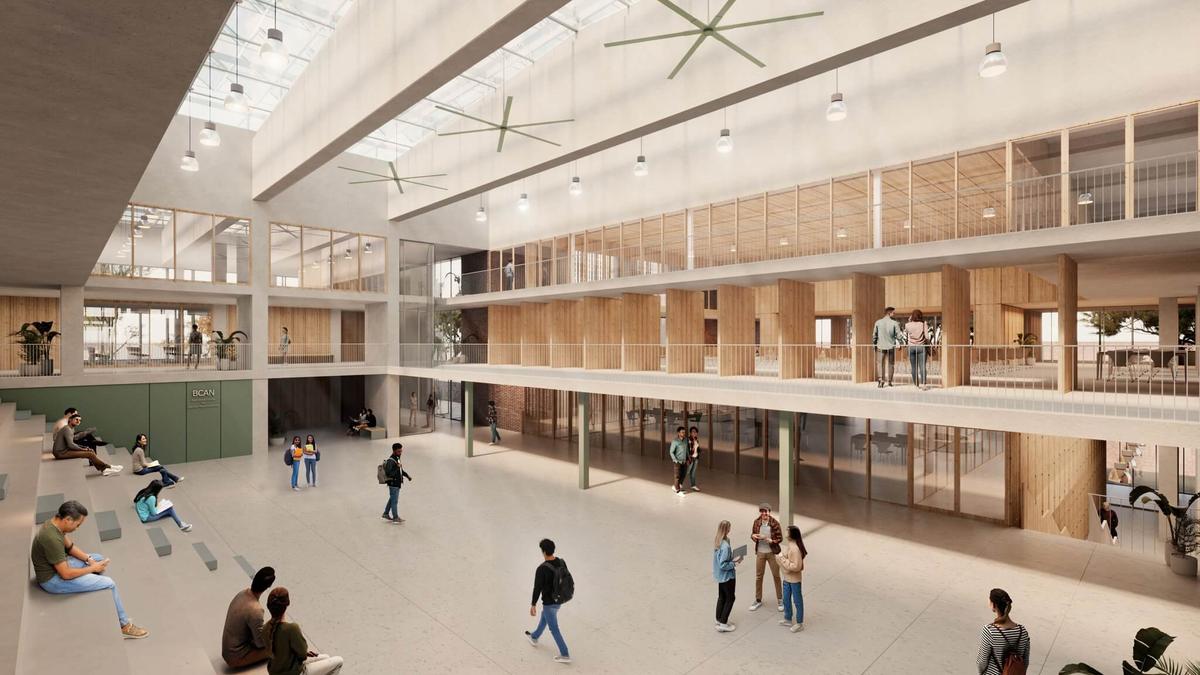 intérieur de l'université de Barcelone