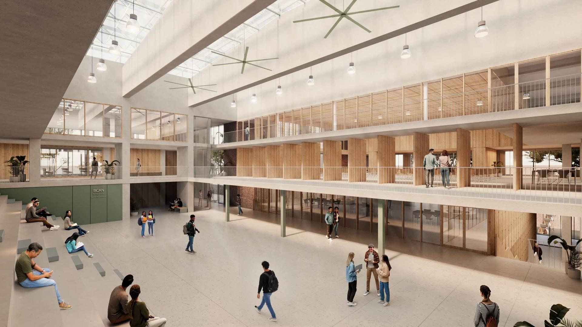 intérieur de l'université de Barcelone