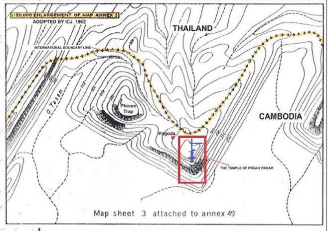 Carte Phrea vihear Ministere de l'information