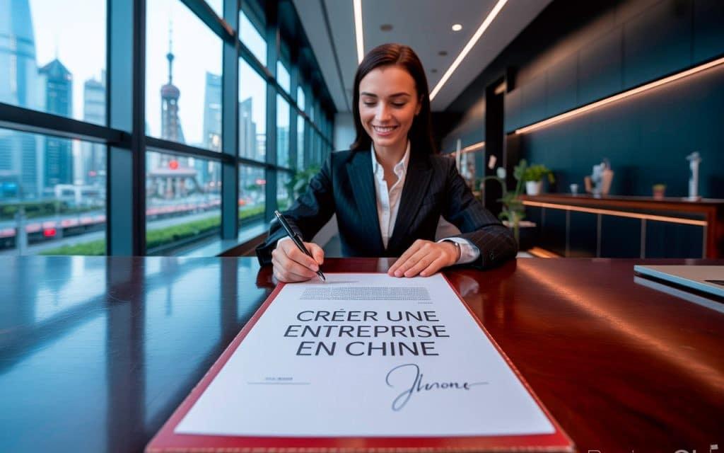 Créer sont entreprise en Chine
