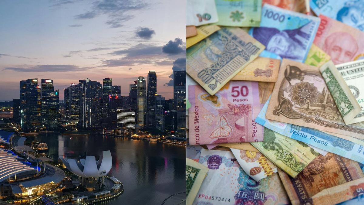 Photo de Singapour et des billets