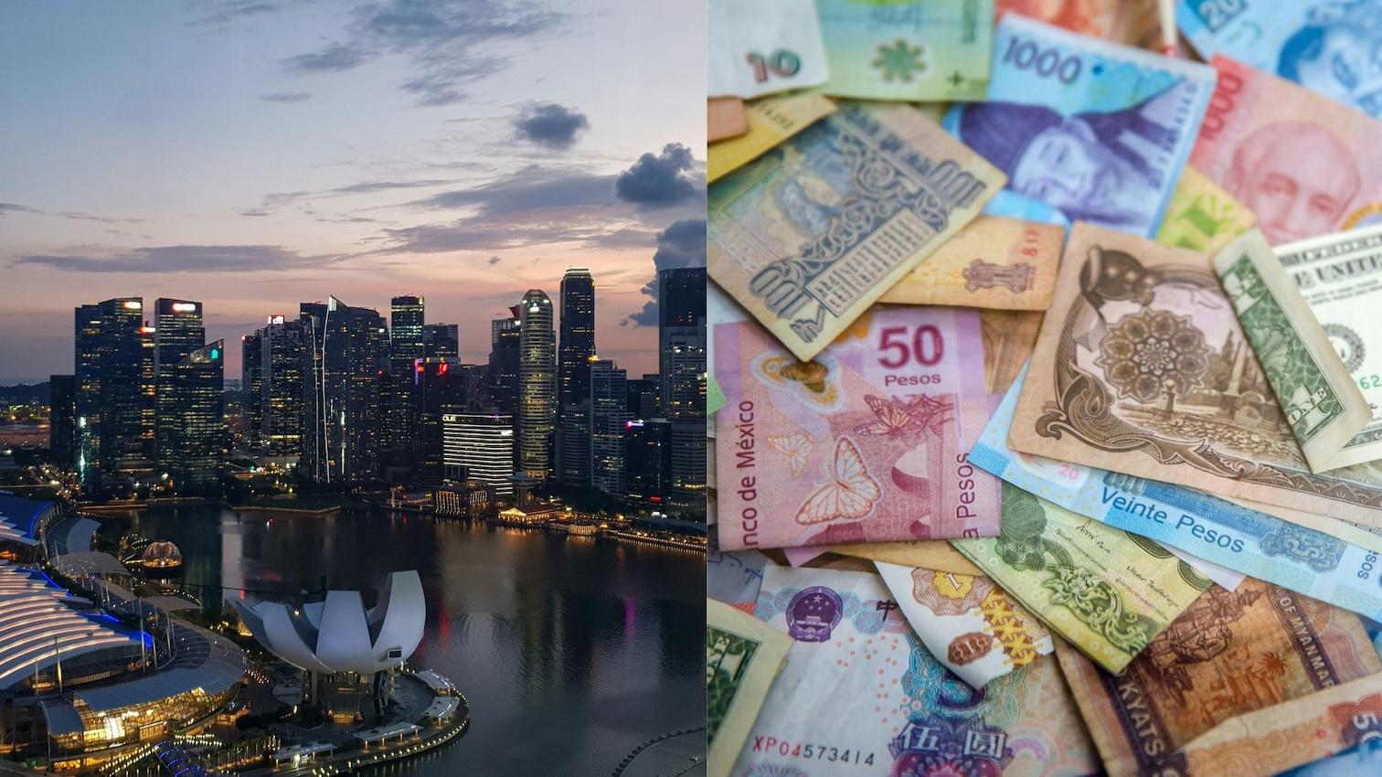 Photo de Singapour et des billets
