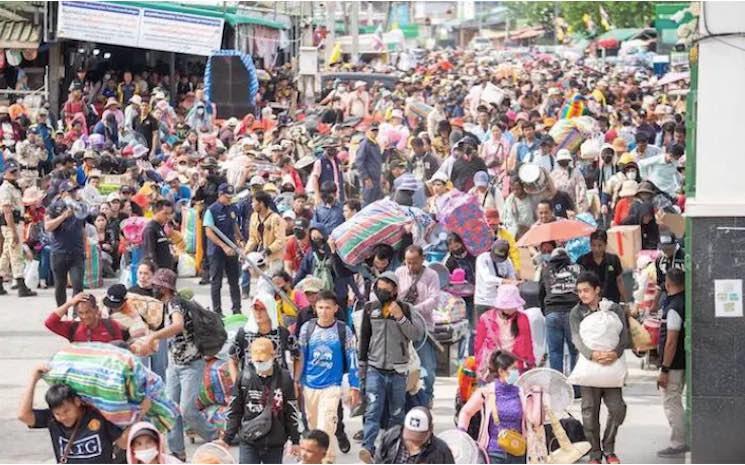 Frontière thaïlandaise - l’économie cambodgienne sous tension