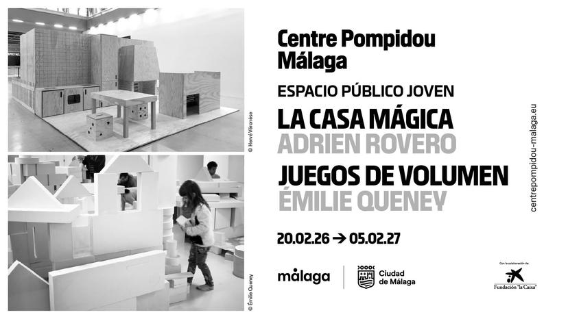 Les nouvelles installations de l'Espace Jeune du Centre Pompidou de Malaga ‘La maison magique' et 'Jeu de volumes' invitent à expérimenter la lumière, les volumes et les matériaux