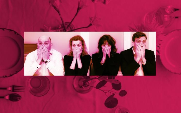 IonescoDinner at the SmithsImmersive Show in English at Riverside Studios