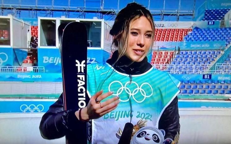 Shanghai Eileen Gu chances jeux olympiques Milan Cortina