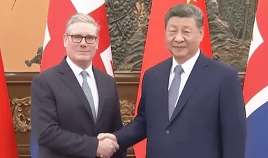 Sir Keir Starmer rencontre Xi Jinping à Beijing