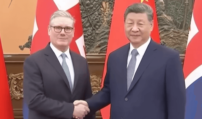 Sir Keir Starmer rencontre Xi Jinping à Beijing